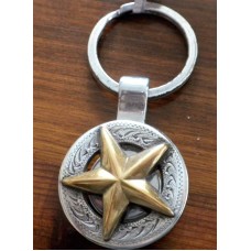 Texas Star Concho Key Fob.